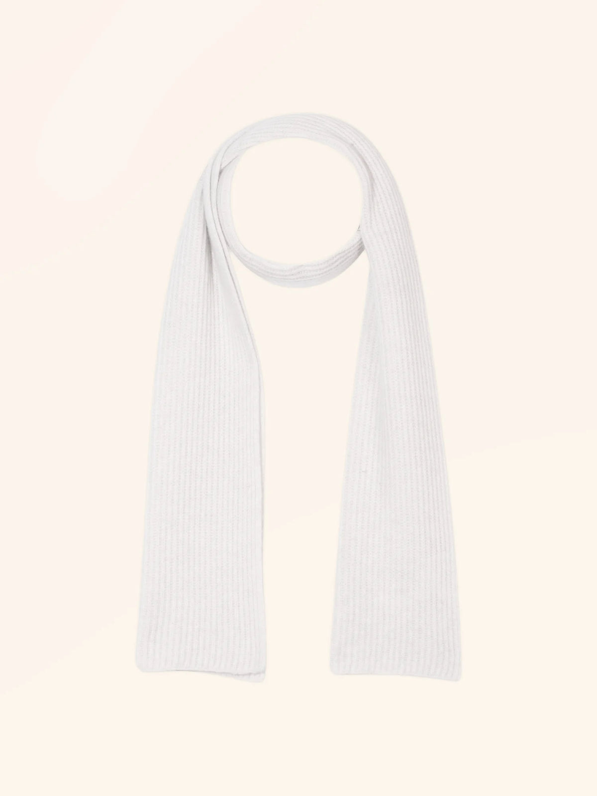 RORY Scarf 4 Ply Heather White