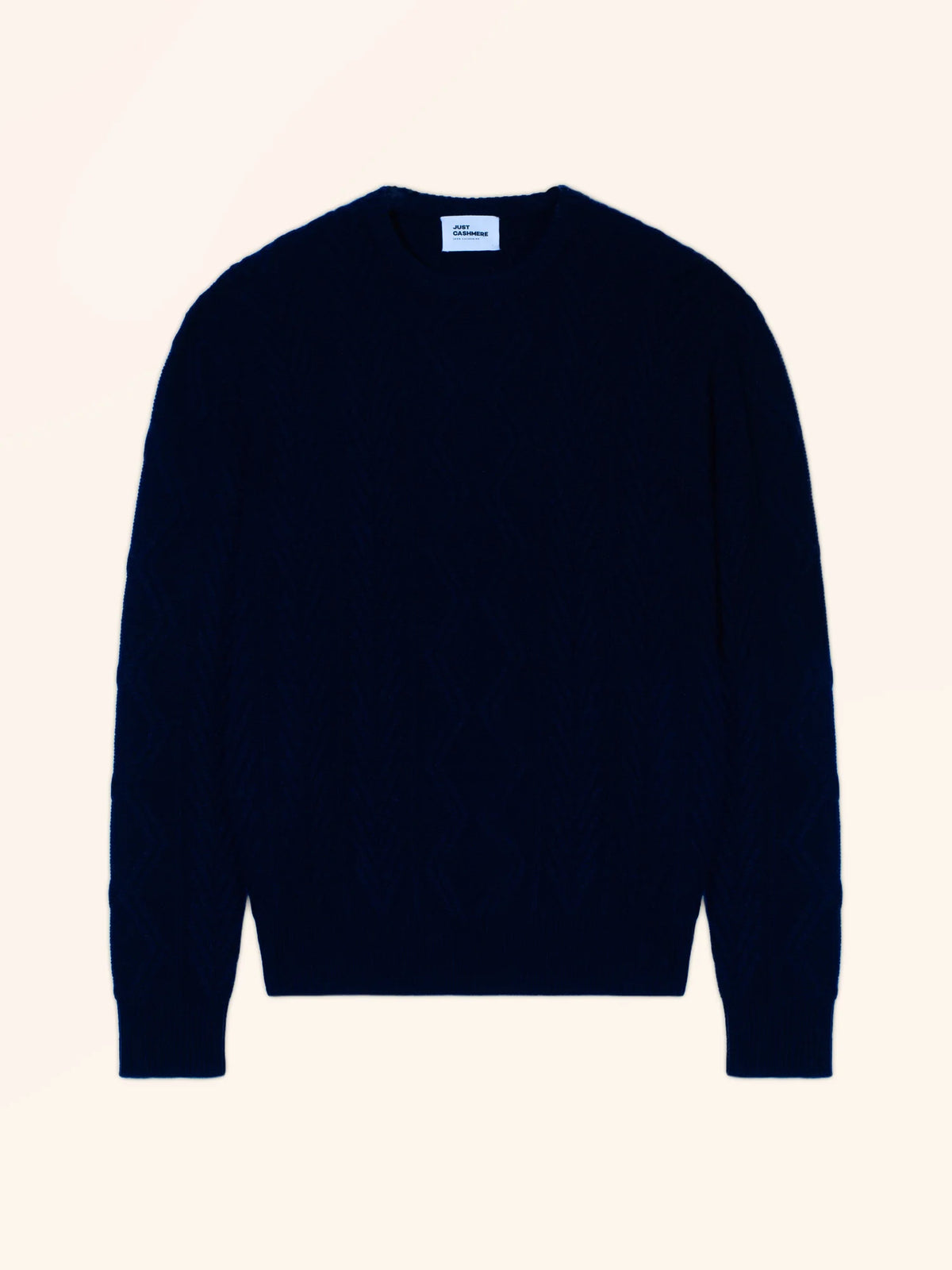 BEN Pull Col Rond 6 Fils Bleu Marine