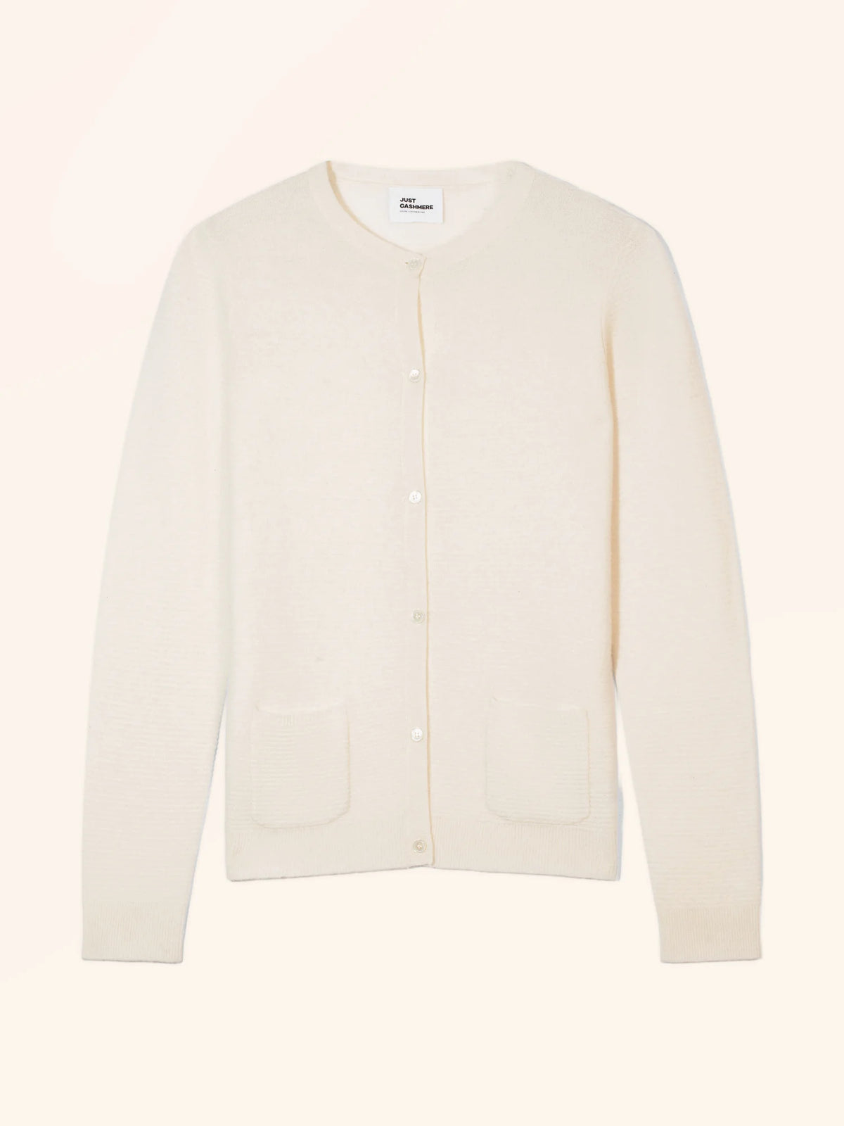 ALEXA Cardigan Col Rond Ivoire