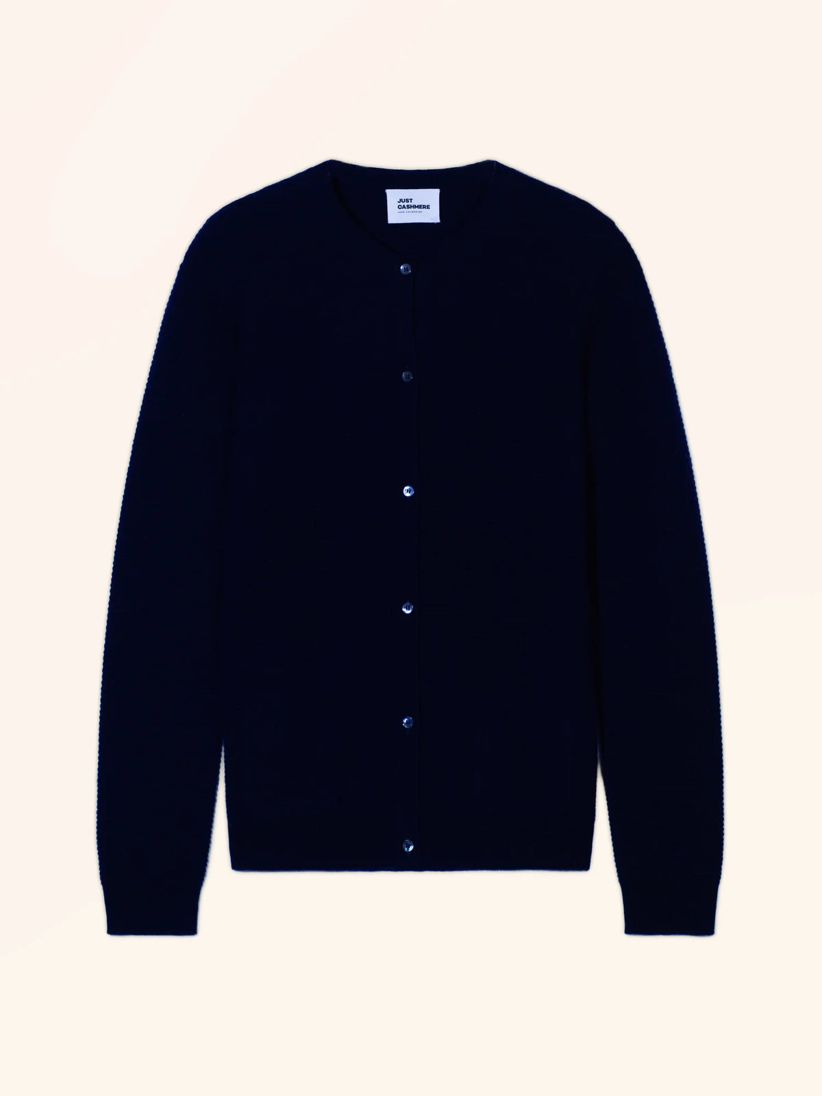 ALEXA Cardigan Col Rond Bleu Marine