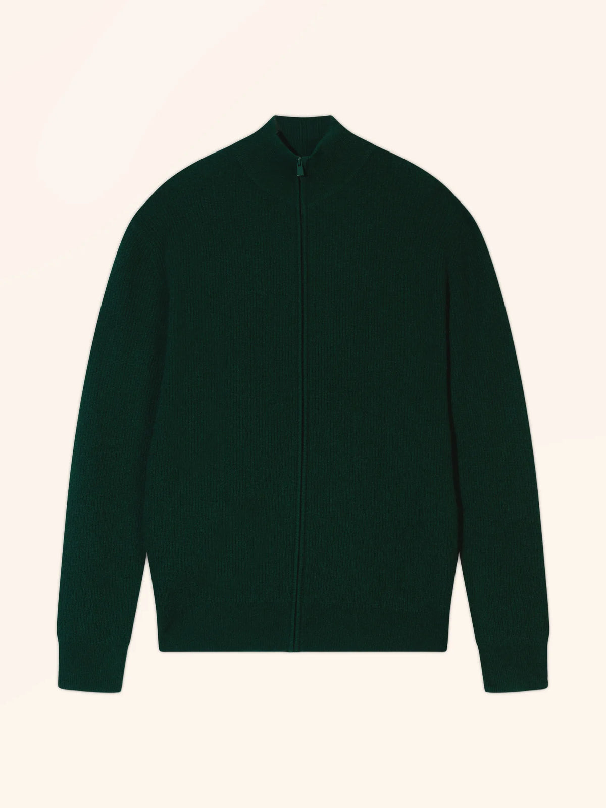 RAYAN Gilet Zippé Col Montant Cyprès