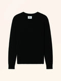 LUISA Pullover V-Ausschnitt 4-fädig Schwarz