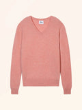 AUGUSTA Sweater V-Neck Heather Coral