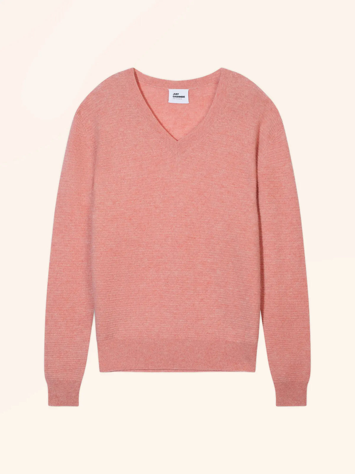 AUGUSTA Sweater V-Neck Heather Coral