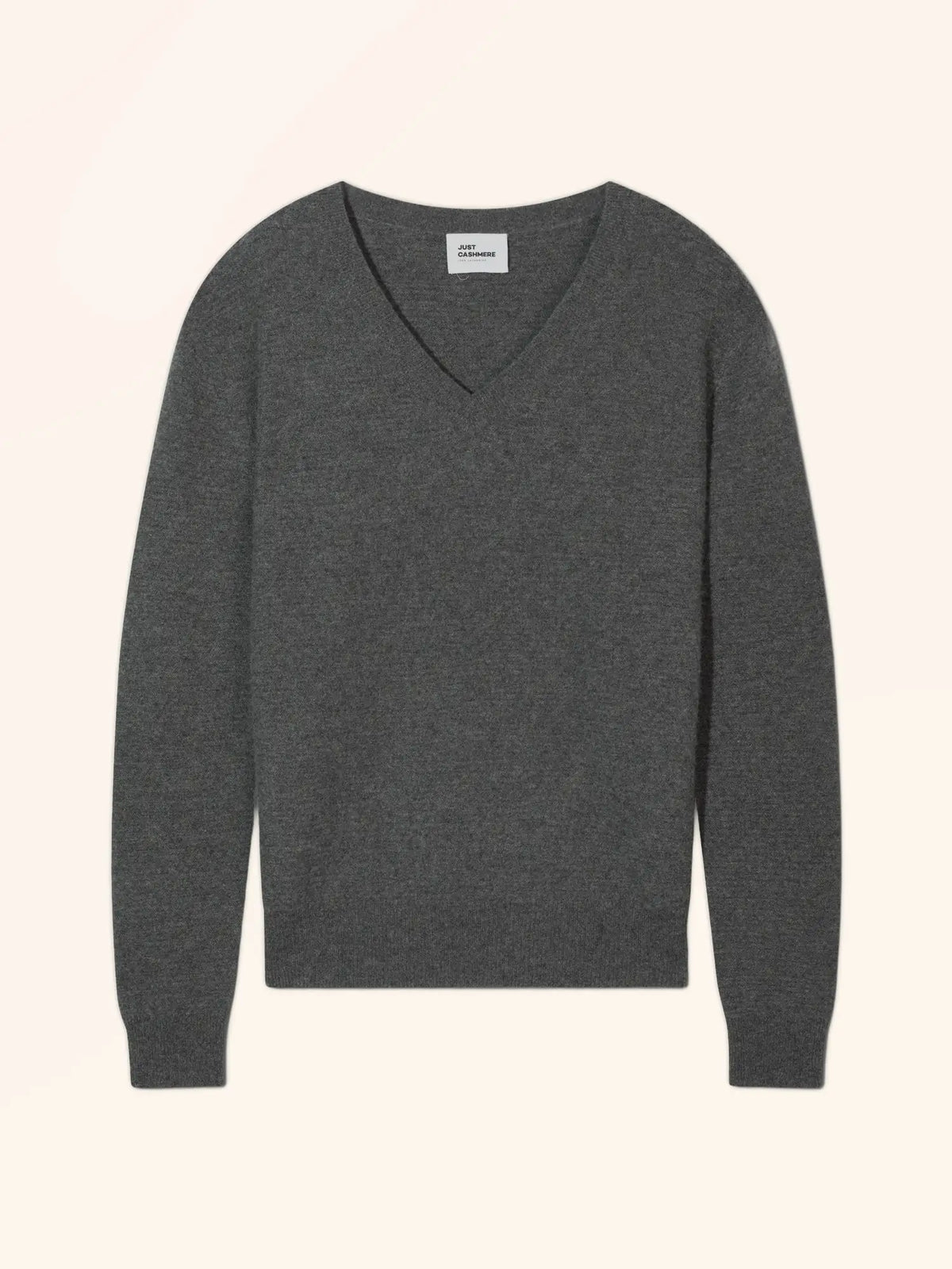 AUGUSTA Pullover V-Ausschnitt Anthrazit meliert