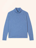 MOANA Pullover Rollkragen 4-fädig Himmelblau