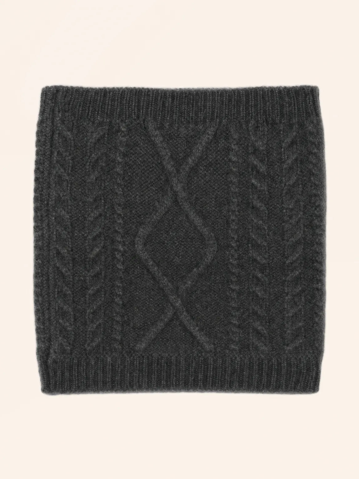 VIVI Neck Warmer 6 Ply Heather Carbon
