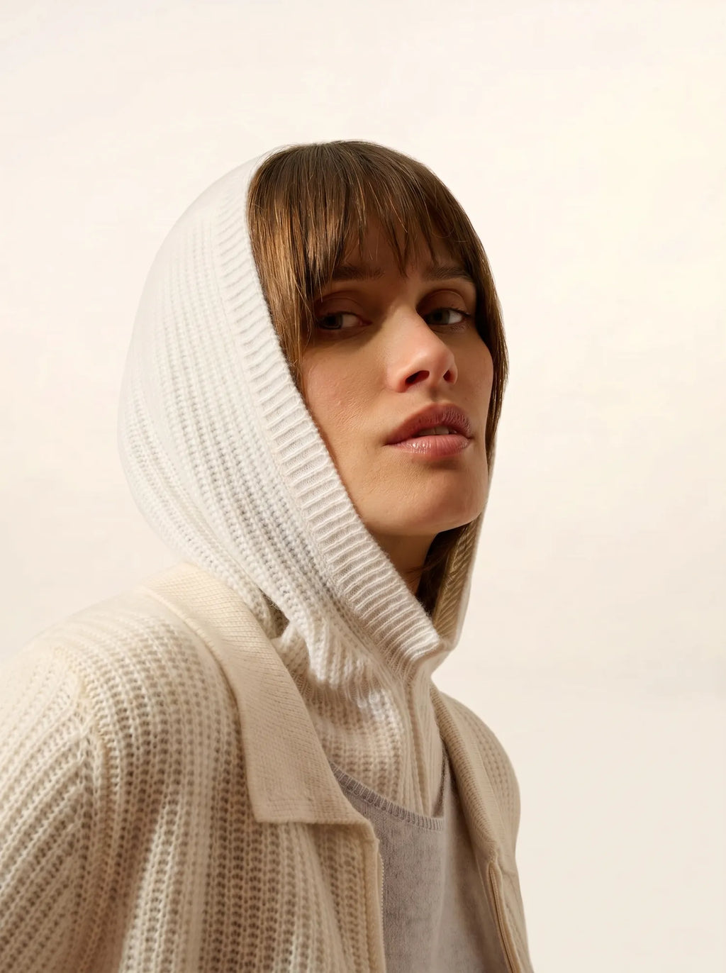EVELINE Cagoule 4 Fils Neige
