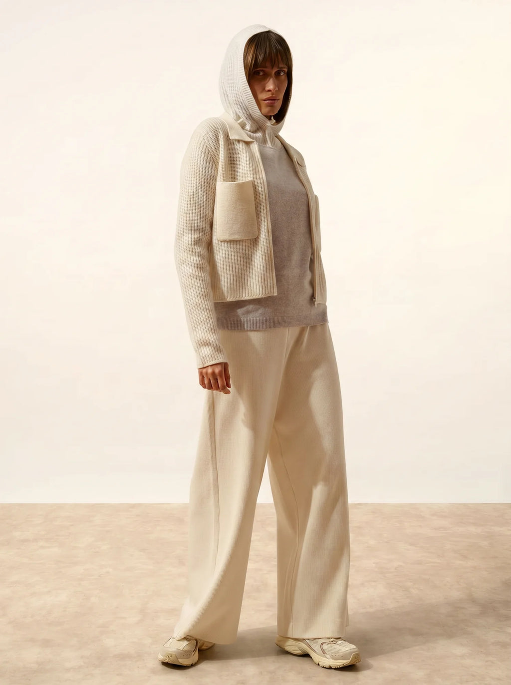 EVELINE Cagoule 4 Fils Neige