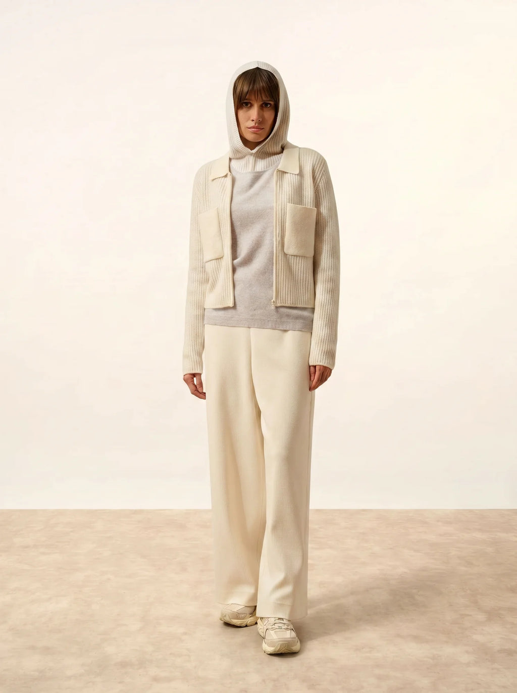 EVELINE Cagoule 4 Fils Neige