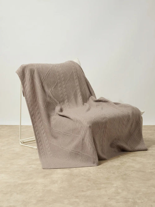 ANWEN Blanket 6 Ply Heather Caribou