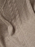 ANWEN Plaid 6 Fils Caribou Chiné