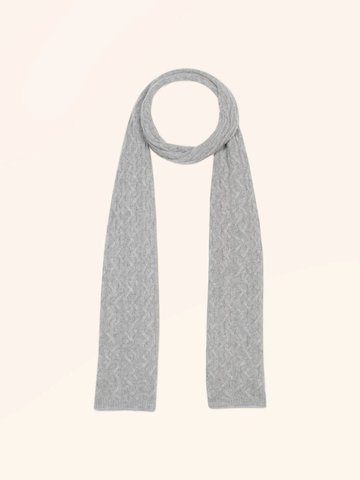 MARTE Scarf 4 Ply Heather Cloud