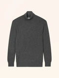 PLUTÓN Pullover Rollkragen 4-fädig Anthrazit meliert
