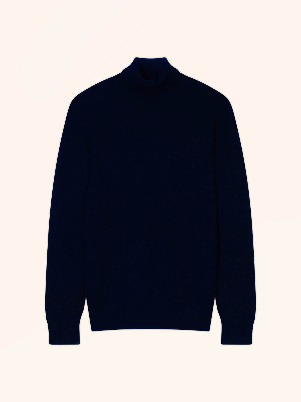 PLUTÓN Sweater Turtleneck 4 Ply Navy