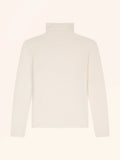 MORFEO Pullover Rollkragen 4-fädig Elfenbein