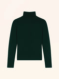 MORFEO Pullover Rollkragen 4-fädig Zypressengrün