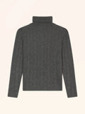 TYQUE Sweater Turtleneck 4 Ply Heather Charcoal