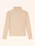 TYQUE Pullover Rollkragen 4-fädig Sand