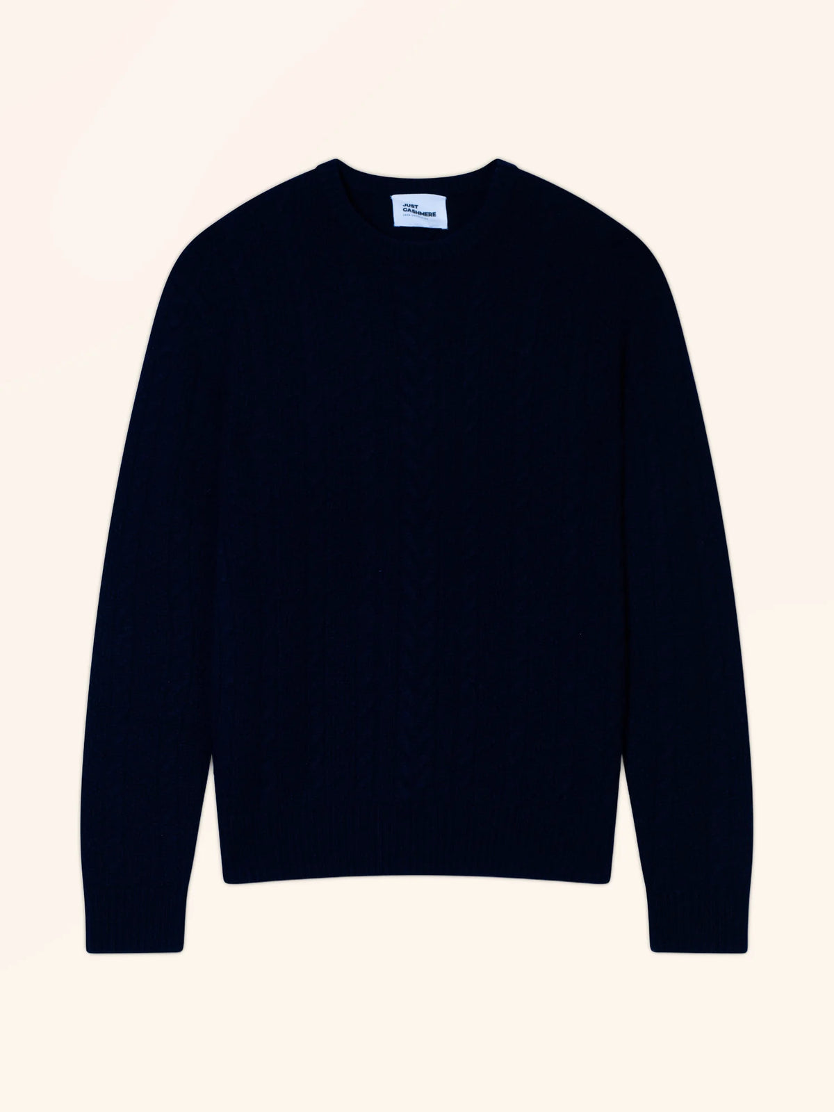 HESTIA Pullover Rundhalsausschnitt 8-fädig Marineblau