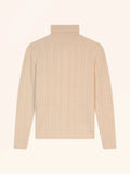 EROS Sweater Turtleneck 8 Ply Sand