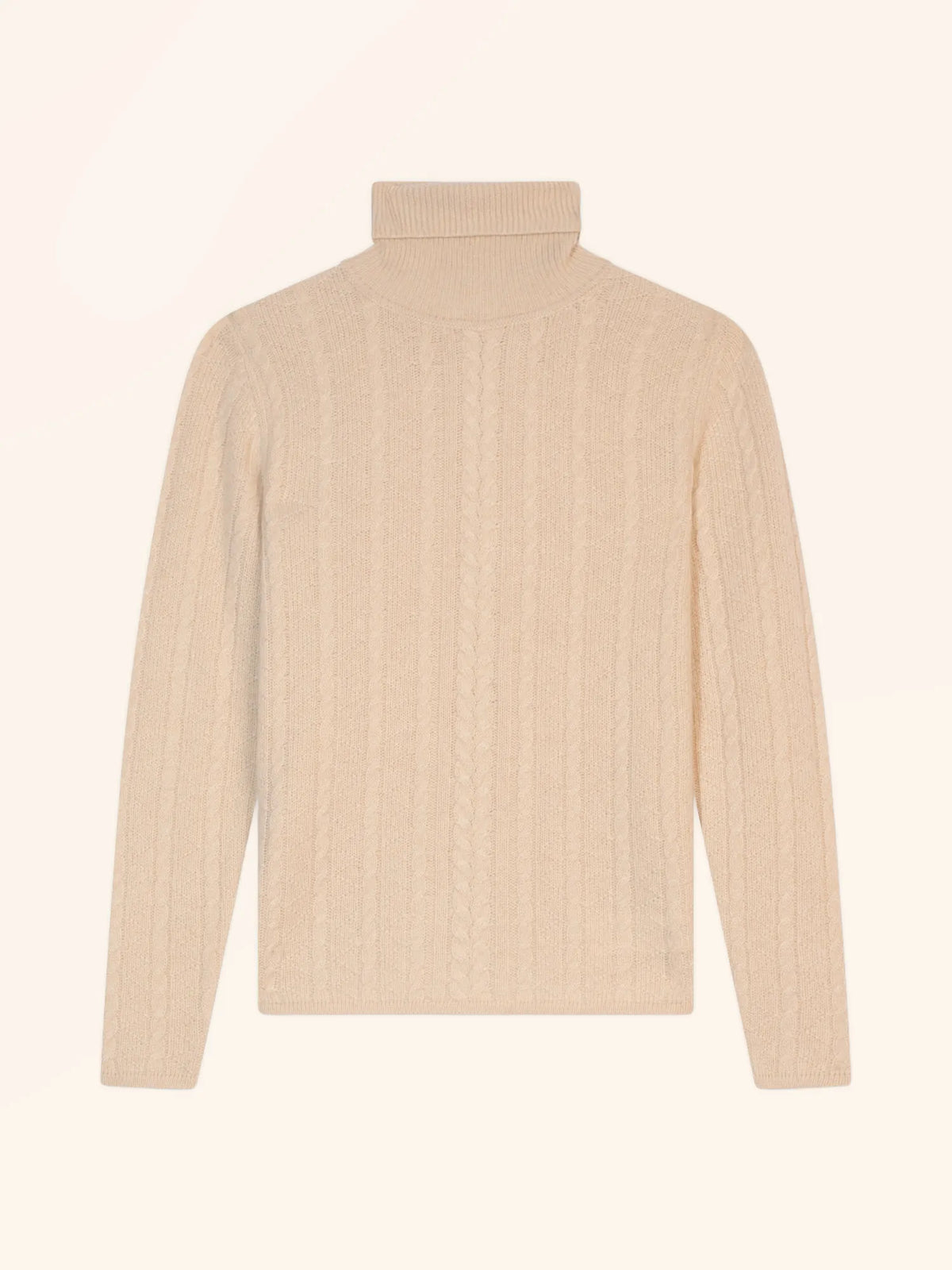 EROS Sweater Turtleneck 8 Ply Sand