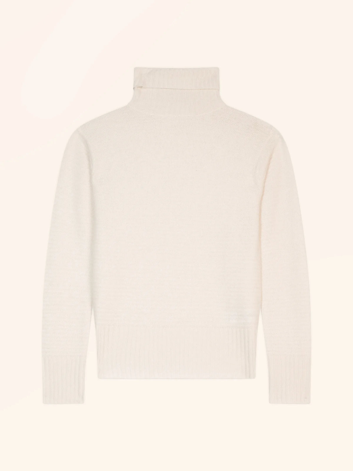 BACO Pullover Rollkragen 4-fädig Elfenbein