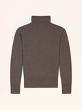 BACO Sweater Turtleneck 4 Ply Heather Taupe