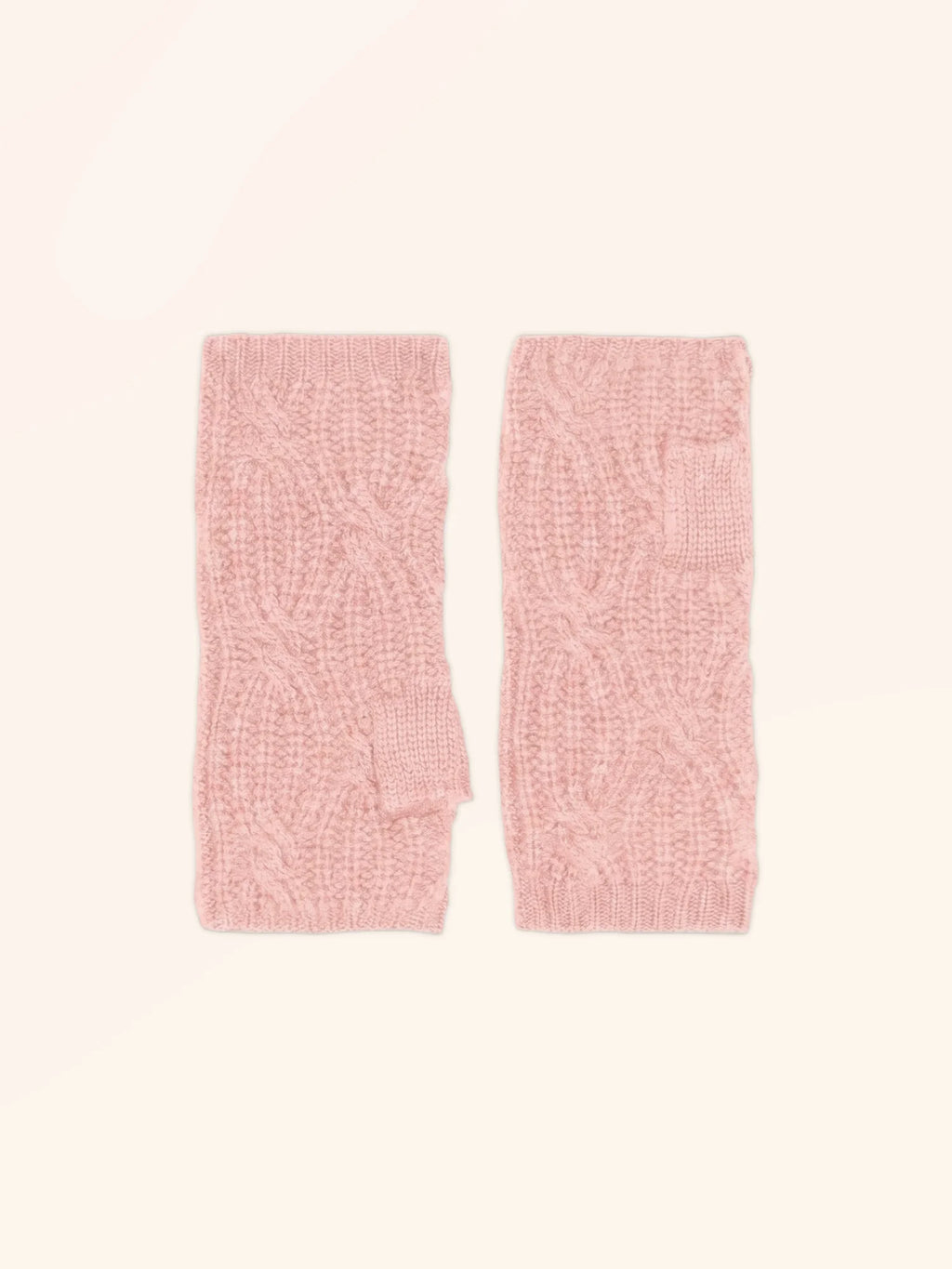 BALE Fingerless Gloves 6 Ply Ballet Pink