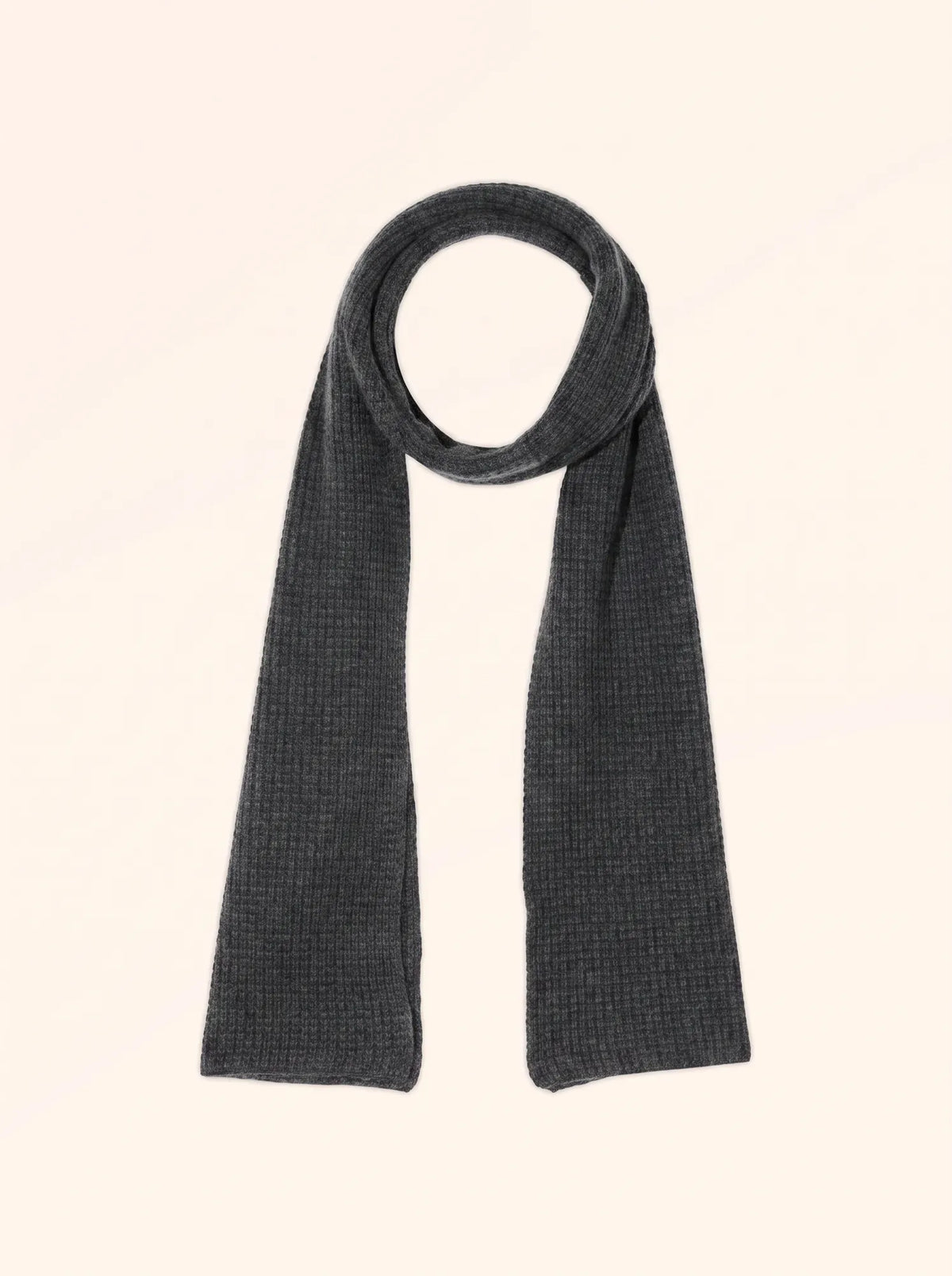JUNO Scarf 4 Ply Heather Charcoal