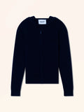 SELENGE Gilet Zippé Capuche Bleu Marine