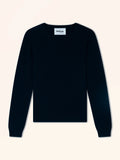 ERDENET Pull Col Rond Bleu Marine
