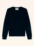 BAYAN Pull Col Rond Bleu Marine