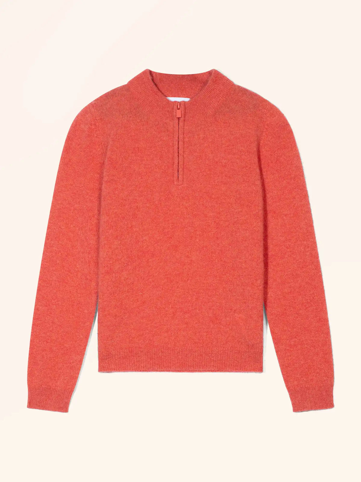 BULGAN Pull Camionneur Orange Chiné