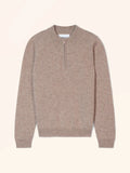 BULGAN Pull Camionneur Taupe Clair Chiné