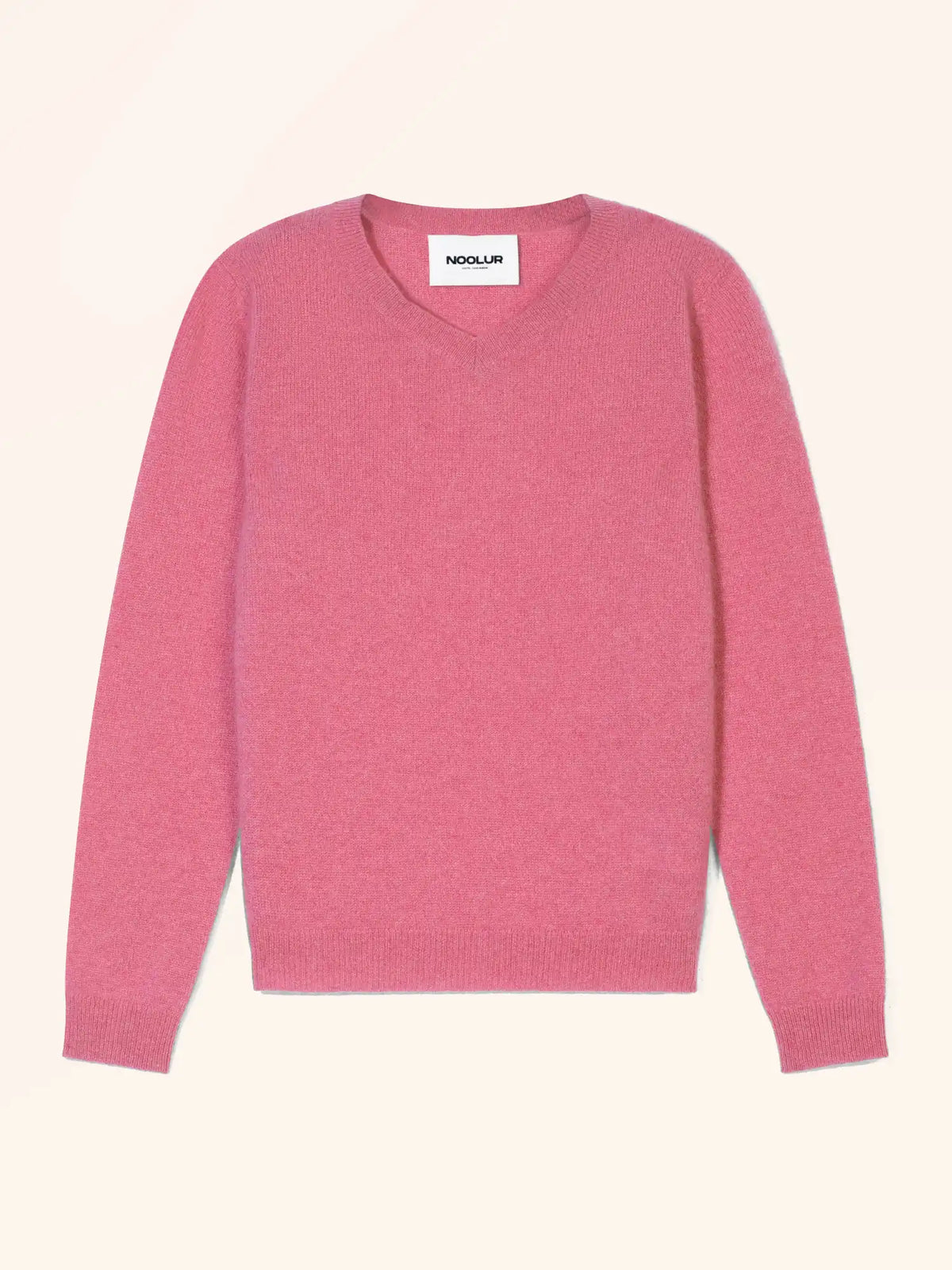 BARUUN Pull Col V Fraise