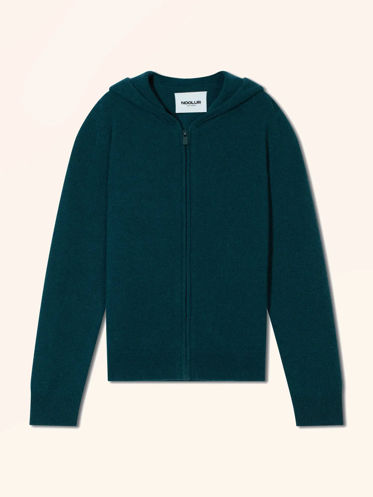 SELENGE Gilet Zippé Capuche Vert Canard