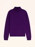ULIASTAI Sweater Turtleneck Violet