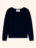 OKTAI Pullover Rundhalsausschnitt Marineblau