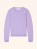 ERDENET Pull Col Rond Mauve