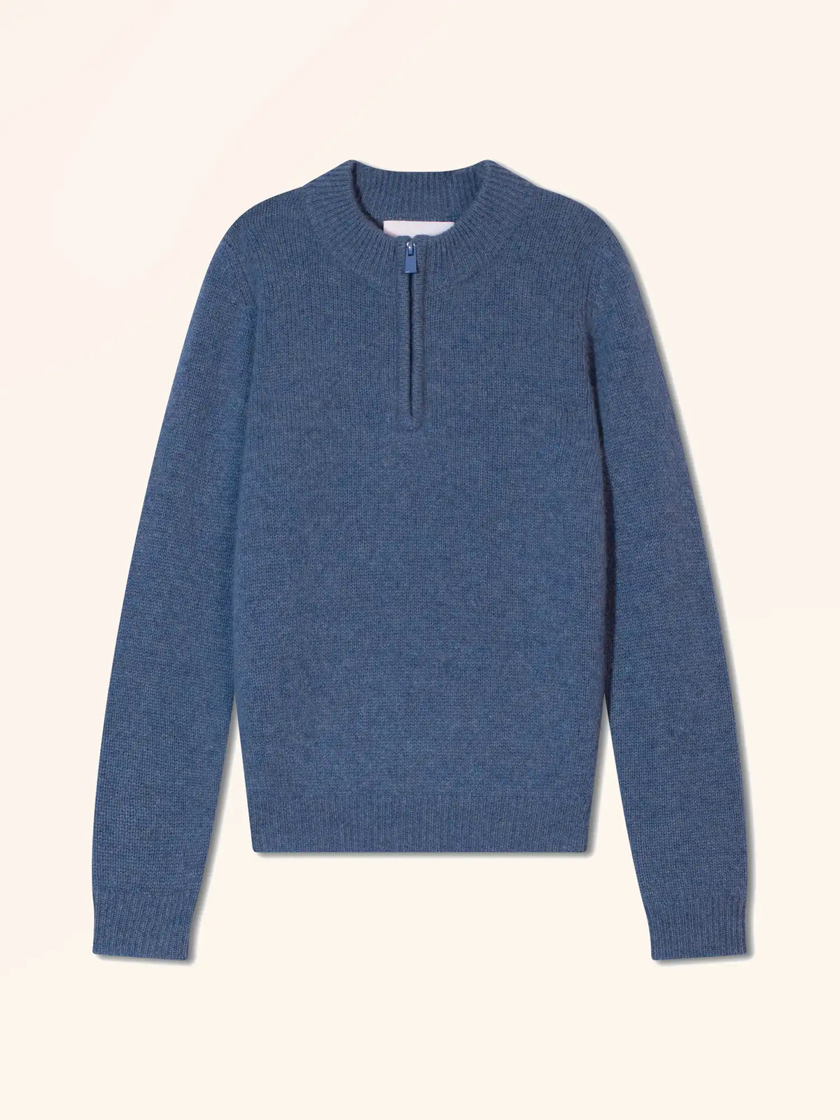 LIONER Pull Camionneur 4 Fils Bleu Denim