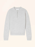 LIONER Pull Camionneur 4 Fils Gris Perle Chiné