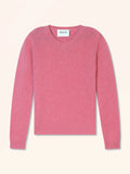 ORIEN Pullover V-Ausschnitt 4-fädig Erdbeerrot