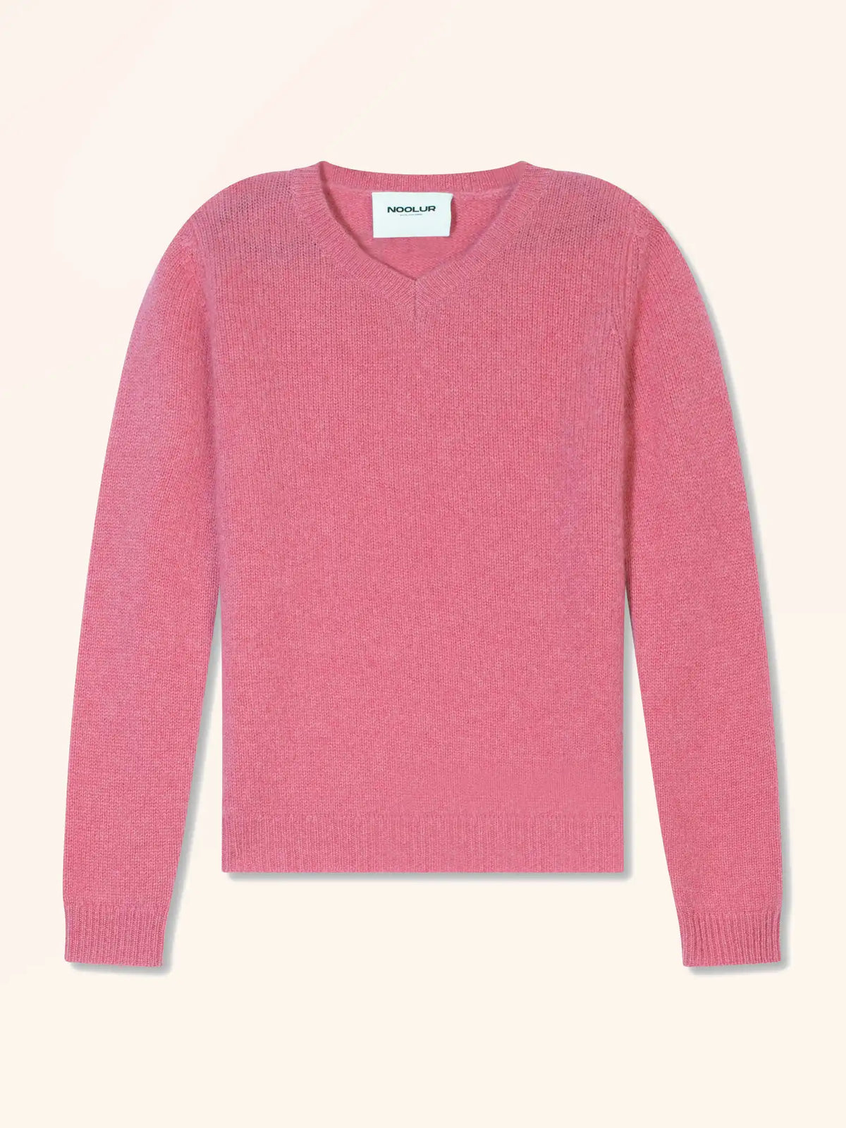 ORIEN Pull Col V 4 Fils Fraise