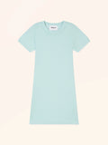 IRIAN Dress Crew Neck Short Sleeve Lagoon Green