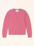VIANELLE Cardigan Col V Fraise