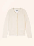 BRUNO Cardigan Col Rond 4 Fils Ivoire