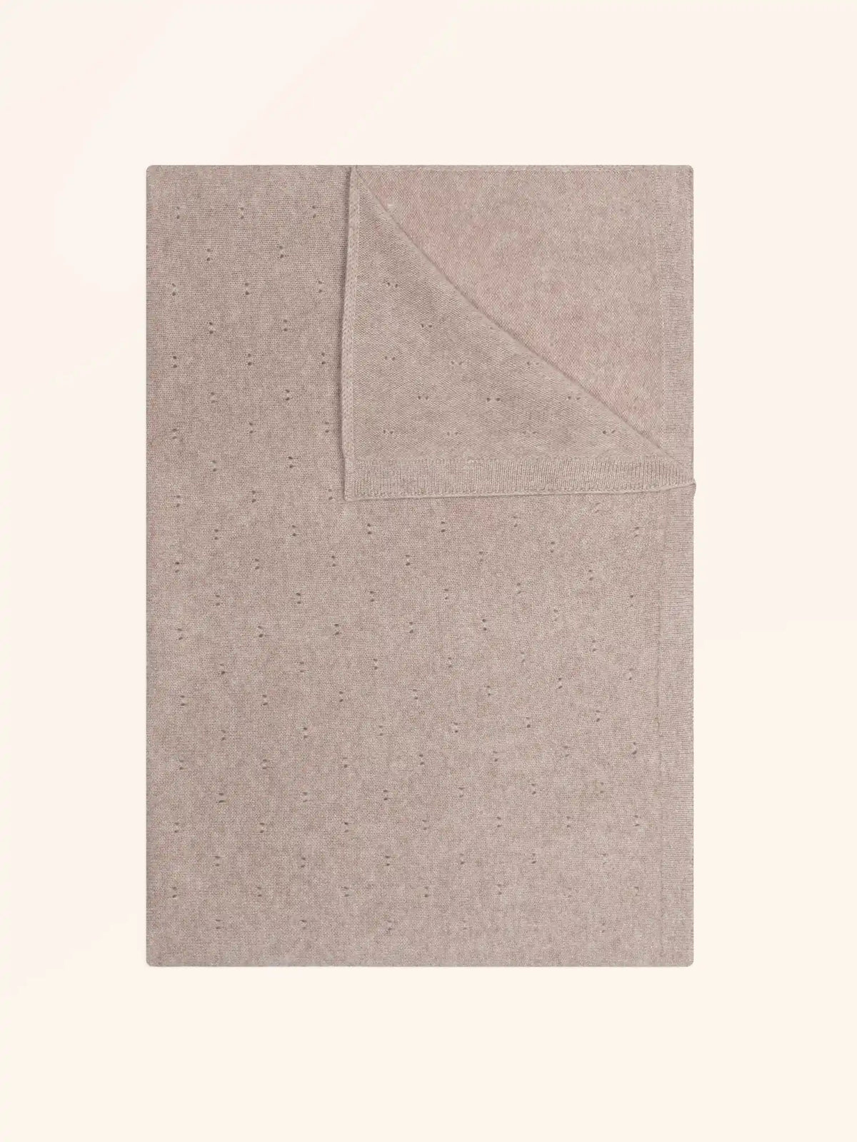 OLIVIENNE Blanket 4 Ply Light Heather Taupe