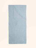 IVELISSE Plaid 6 Fils Bleu Clair Chiné