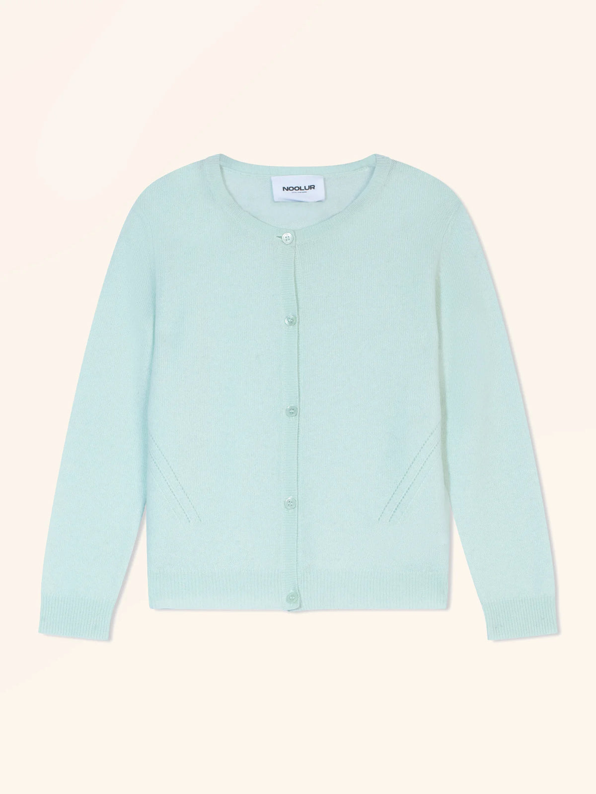 XELARA Cardigan Crew Neck Lagoon Green
